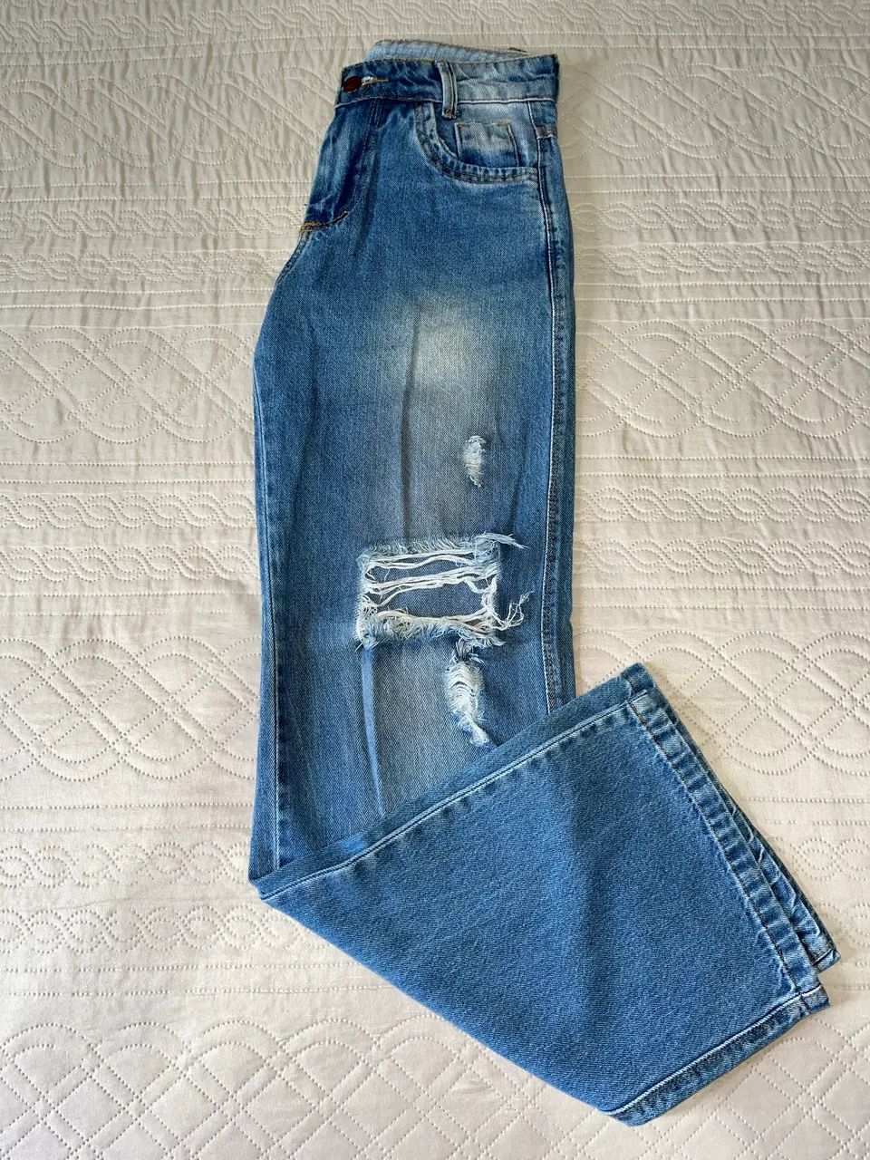Calça wide leg infantil 