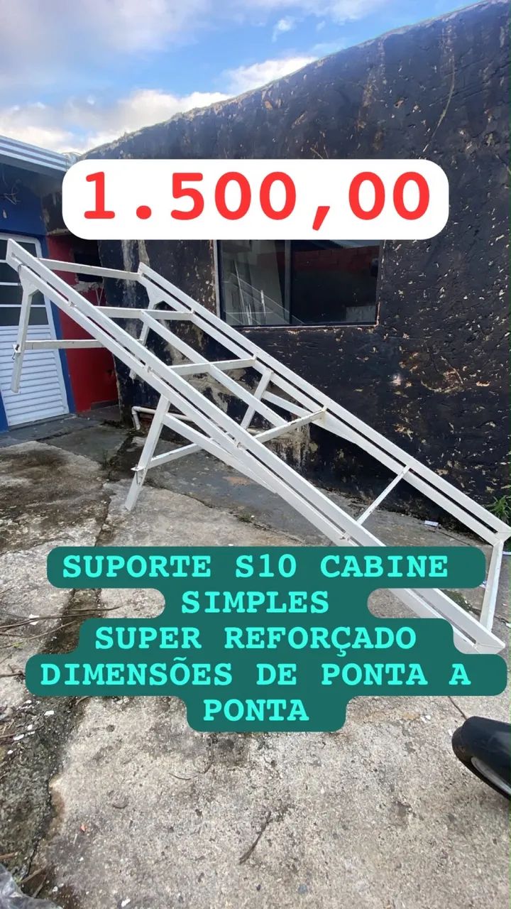 Suporte para S10 cabine simples - Foto 2