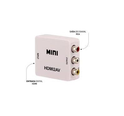 Conversor De Hdmi Para RCA Video Composto AV Adaptador - Foto 3