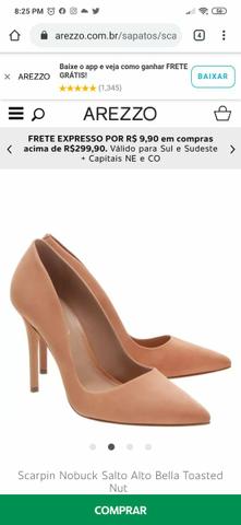 www calçados arezzo com br