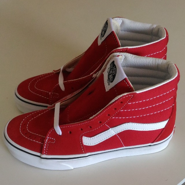 tenis vans vermelho cano alto