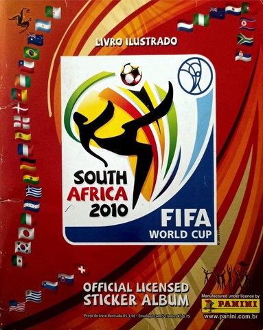 Album de figurinhas Copa do Mundo 2010 Completo