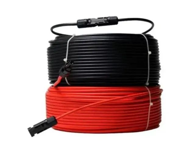 Cabo Solar Fotovoltaico 6mm - 50m - Preto/Vermelho - **PROMOCÃO**