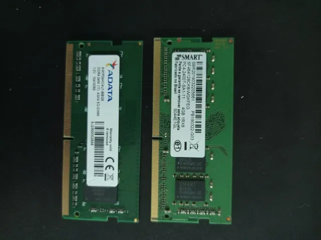 Só Memórias - Memórias Ram Mais Barata do Brasil - Memória RAM Kingston 8GB DDR4  2400MHZ