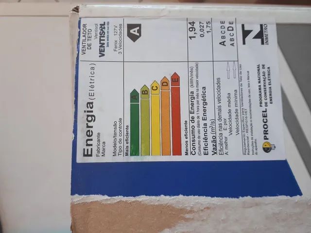 Ventilador de teto com controle remoto 