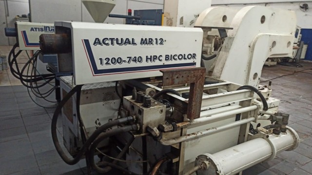 Conjunto de fechamento injeção da maquina rotativa himaco Actual MR-12