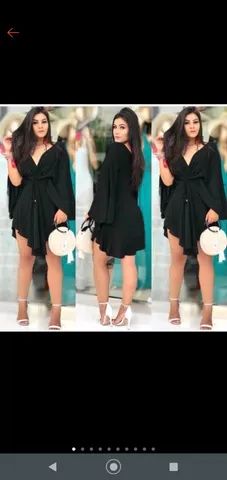 Vestido asa de morcego