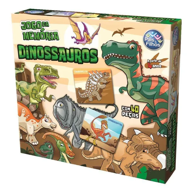 Jogo da Memória Dinossauros Baby