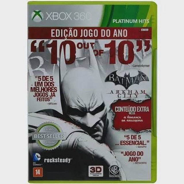 Batman arkham city xbox 360 | +143 anúncios na OLX Brasil
