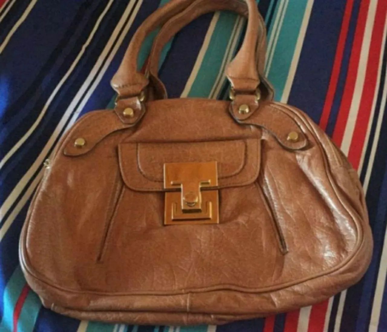 Bolsa couro Mr cat