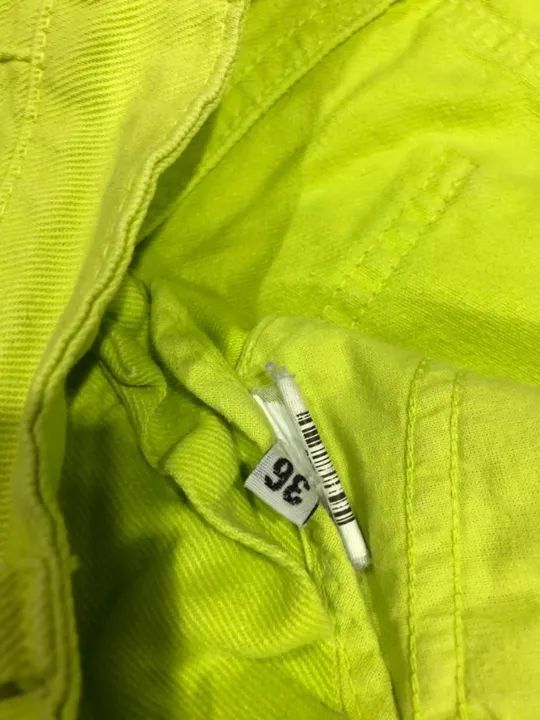 mini saia Mandi jeans verde agua PP/36 - Foto 2