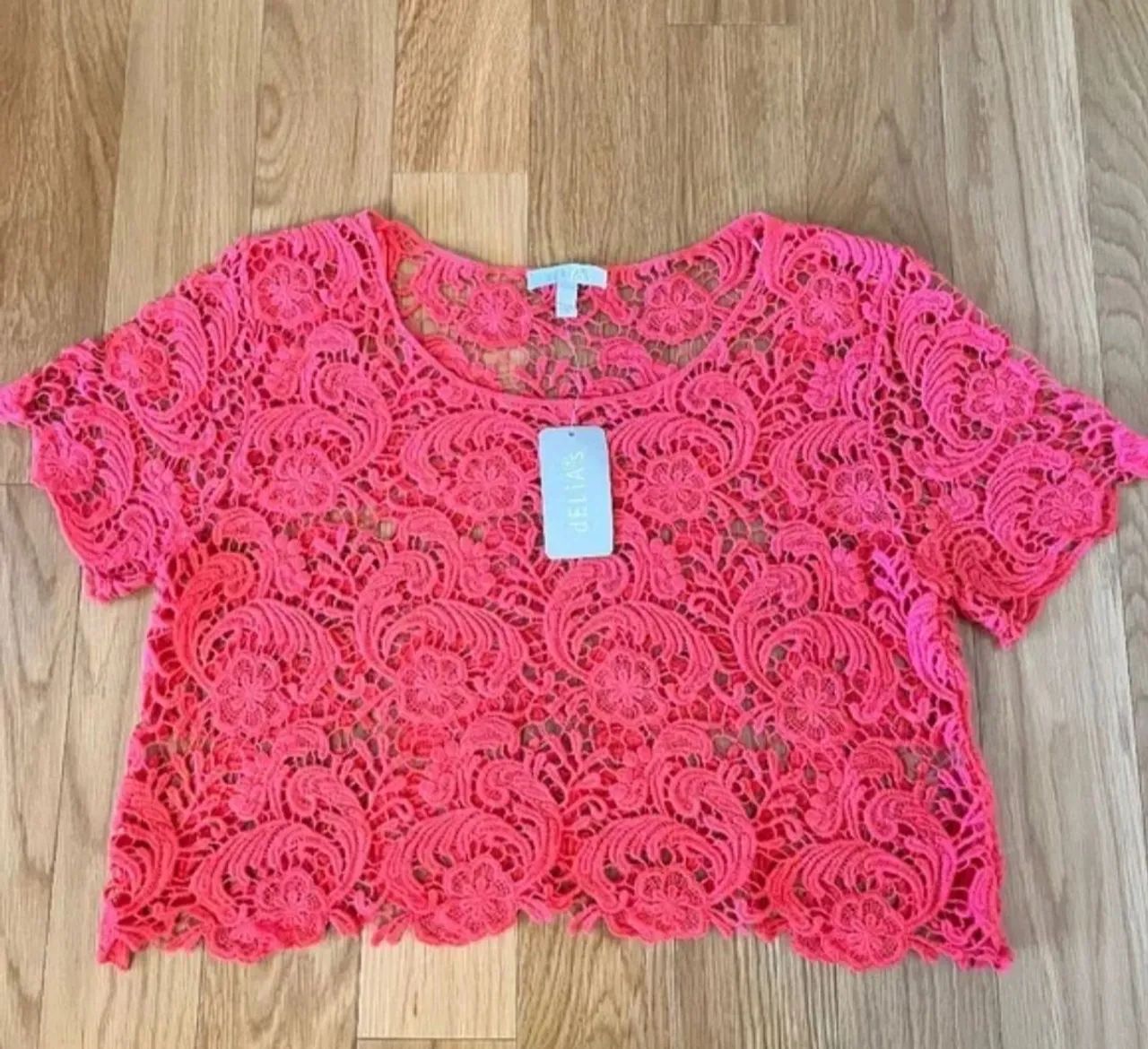 Blusa Cropped Guiper Rosa - NOVO
