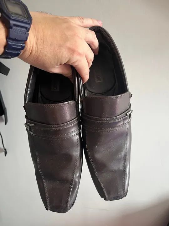 Sapatos sociais marrom - tamanho 41 - Foto 5