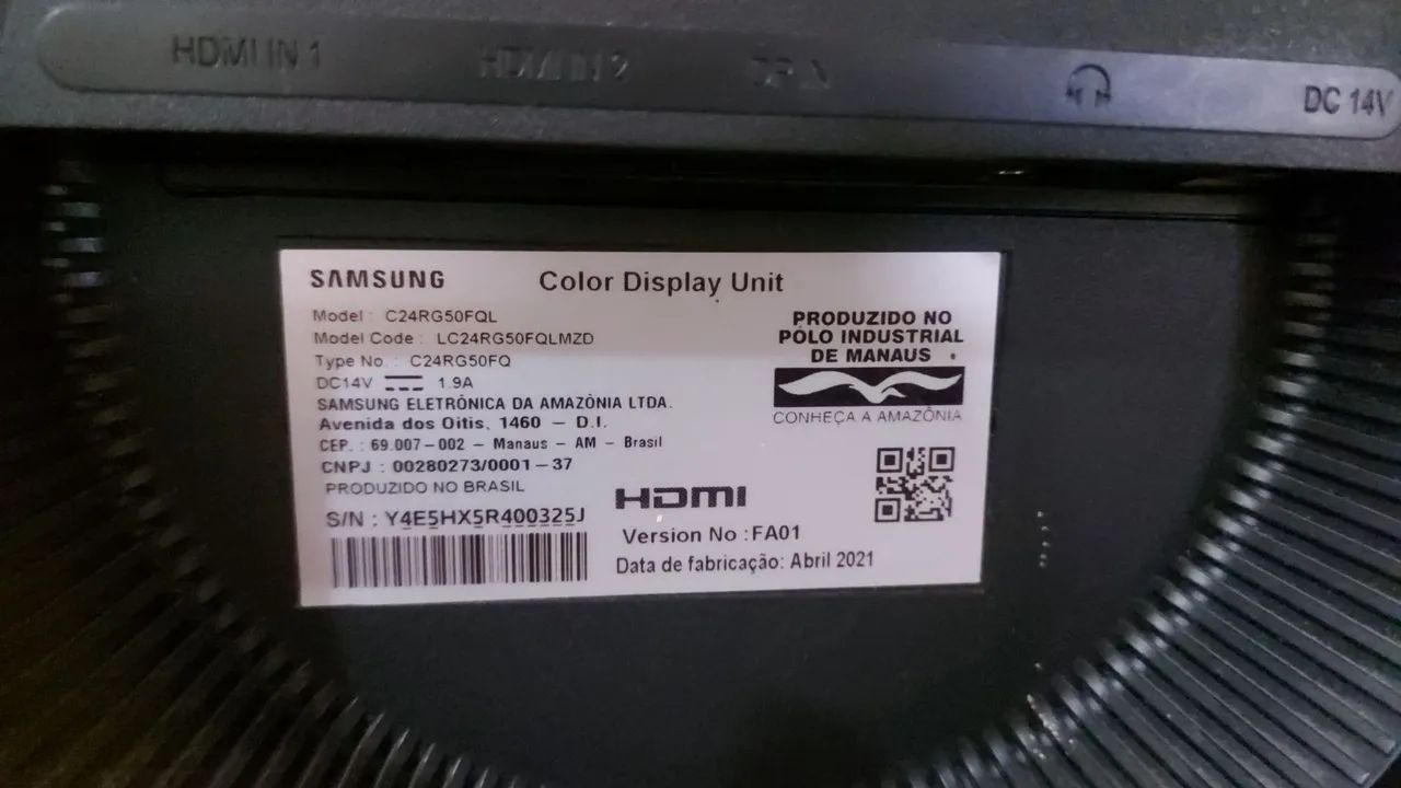 Monitor Gamer Samsung Odyssey 24'' Curvo - Foto 3