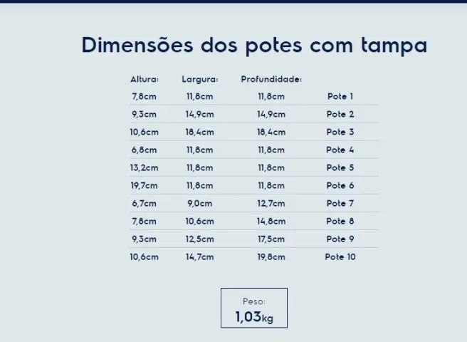 Conjunto de Potes Herméticos Electrolux 10 Peças- Lacrado - Foto 4