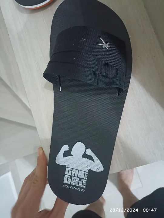 Chinelo Slide Kenner GabiGol - Preta - ORIGINAL - Foto 5
