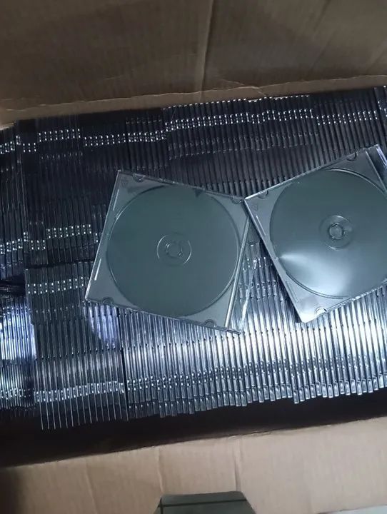 Case CD/DVD super slim 200 unidades 
