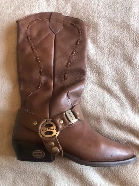 Bota cowboy tam 36 - couro legítimo  - Foto 2