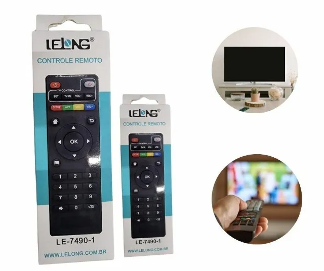 Controle Remoto Tv Box Lelong Le-7490-1
