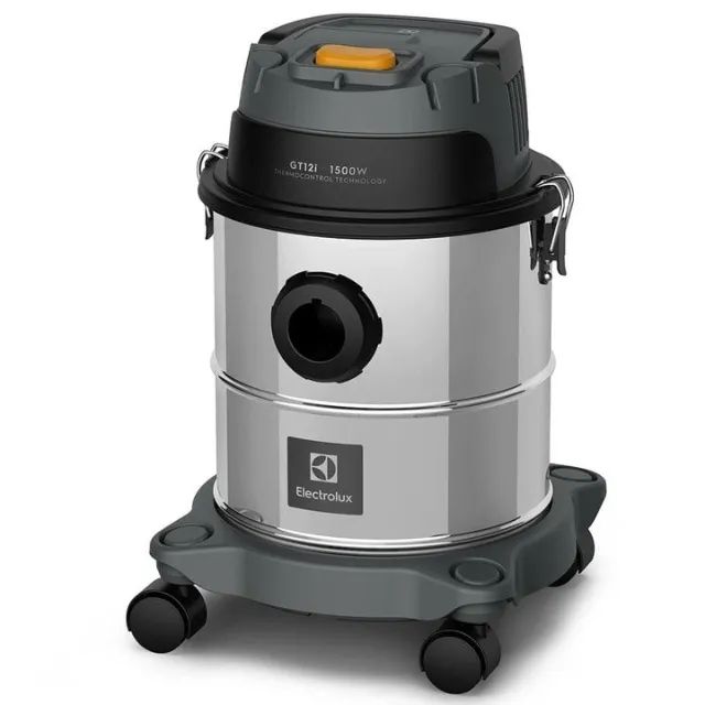 Aspirador Pó Água função sopro compacto inox 1500w 12l total 8,5l protetor térmico  - Foto 2
