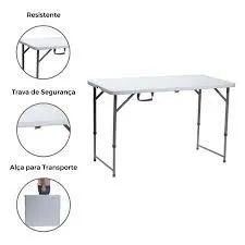 Mesa dobrável 1.20 mt