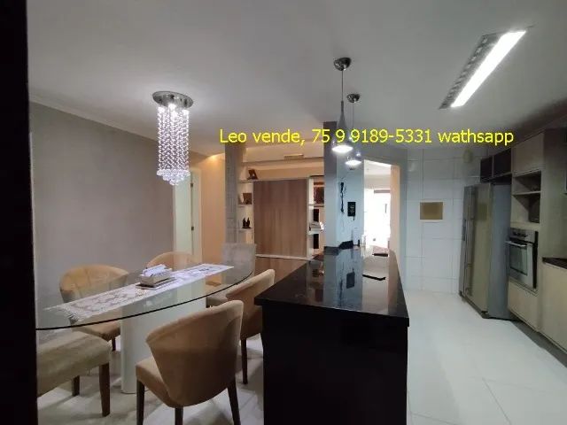 Leo vende, Bairro Sim, 3\4 c 2 suíte, closet e goumert, mobiliada.
