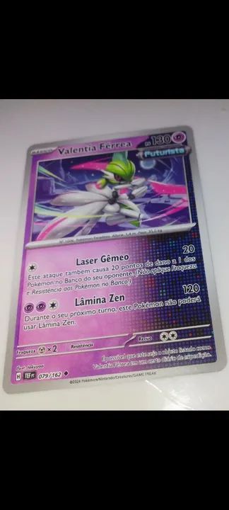 Carta pokémon Valentia Férrea 