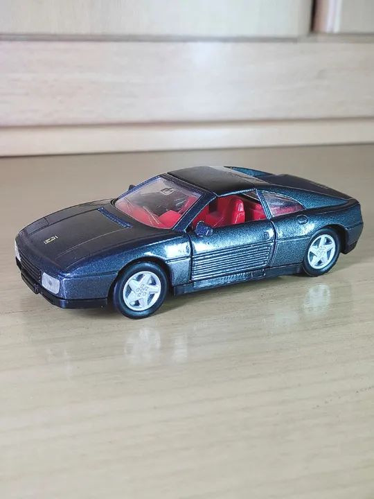 Miniatura Ferrari 348 Maisto 1/38 Shell Carrinho - Foto 3
