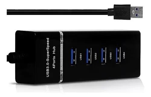Hub Cabo Usb 3.0 Extensor 4 Portas High Speed Hd Pen Drive - Foto 4