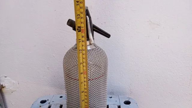 Garrafa sifão antiga  - Foto 2