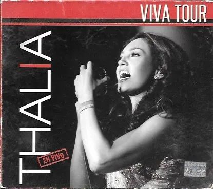 CD+DVD: Thalia - Viva Tour (c/ tema das novelas mexicanas MariMar e Maria do Bairro)