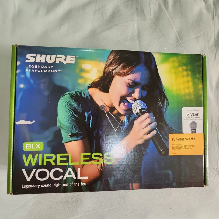 Microfone de mão Sem Fio, Shure! SM-58 PROFISSIONAL