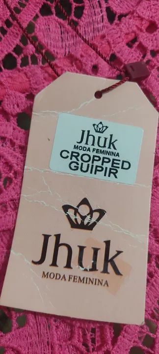 Blusa Cropped Guiper Rosa - NOVO - Foto 4