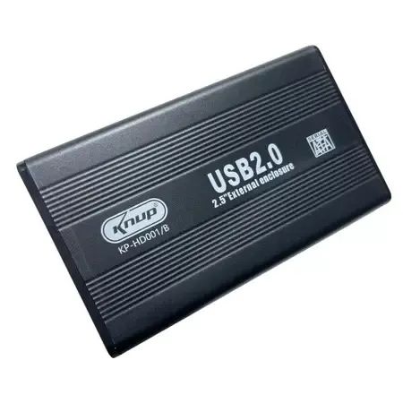 case para hd externo notebook sata 2.5 usb 2.0 kp-hd001/b knup