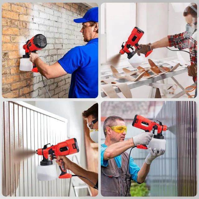 PISTOLA DE PINTURA PULVERIZADORA 900W 110V OU 220V - Foto 5