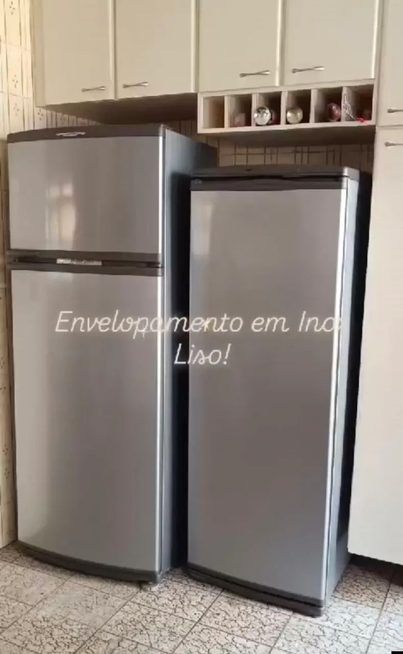 Envelopamento de geladeira  - Foto 4