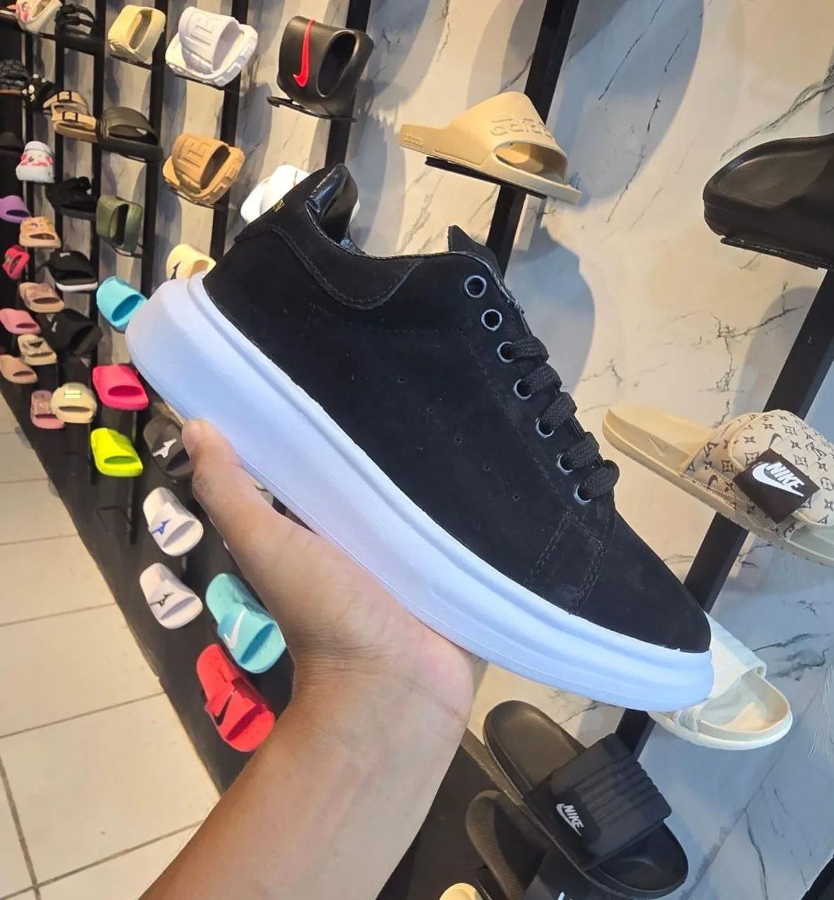 Tênis Alexander McQueen Preto - Calçados - Centro, São Luís