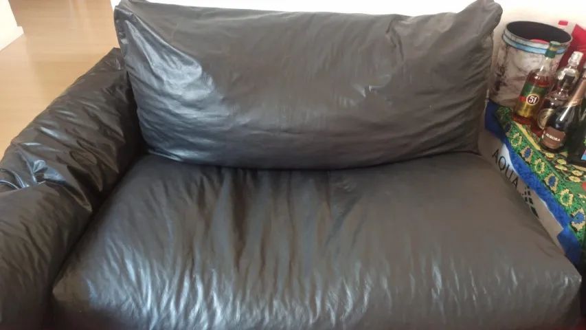 vendo Puff sofa  cama - ideal para quem tem pouco espaco - Foto 4