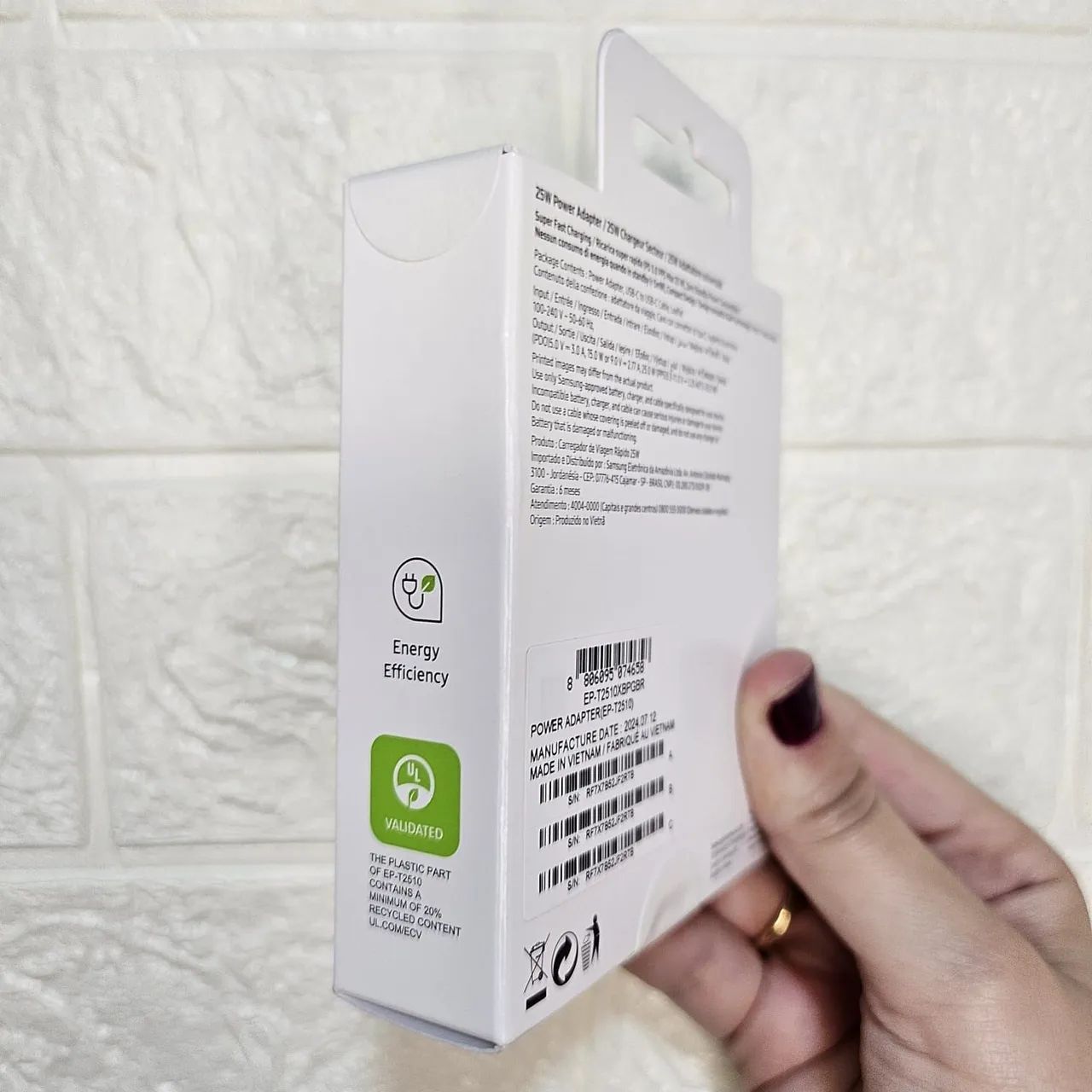 Carregador ORIGINAL Samsung 25W POWER Adapter tipo C com C, LACRADO.  - Foto 3