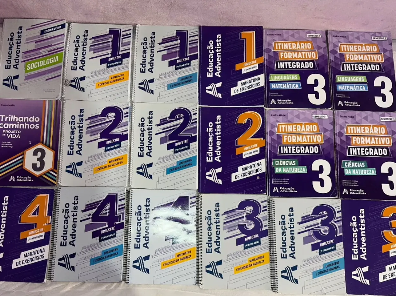 Livros didáticos completos do colégio adventista 3º ano ensino médio