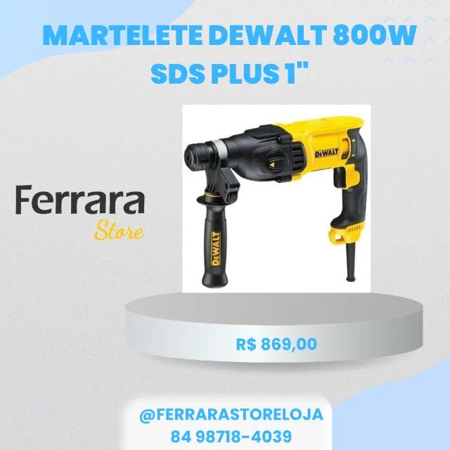 Martelete Combinado Sds 800w D25133k Dewalt