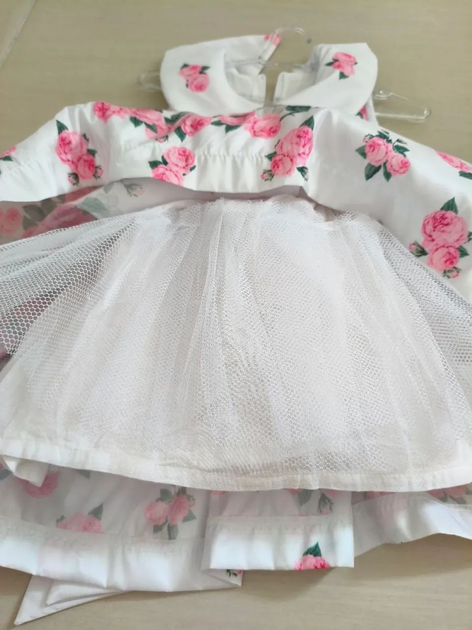 Vestido festa infantil (veste 1 e 2 anos) - Foto 3