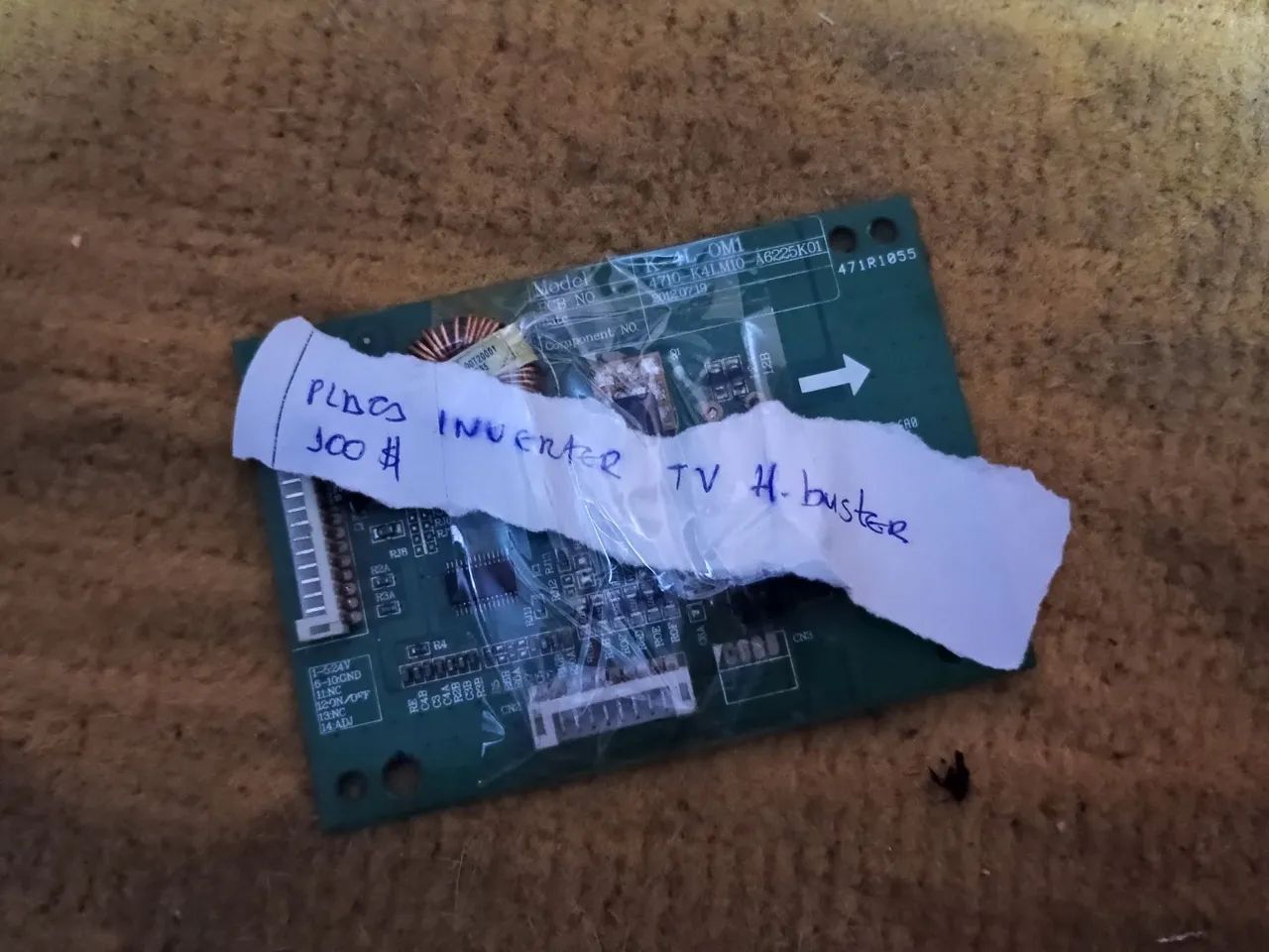 Placa inverter tv h-buster 