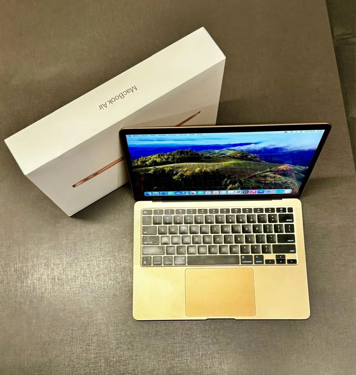MacBook Air M1 Rose Gold - Aceito troca e parcelo no boleto - Foto 4