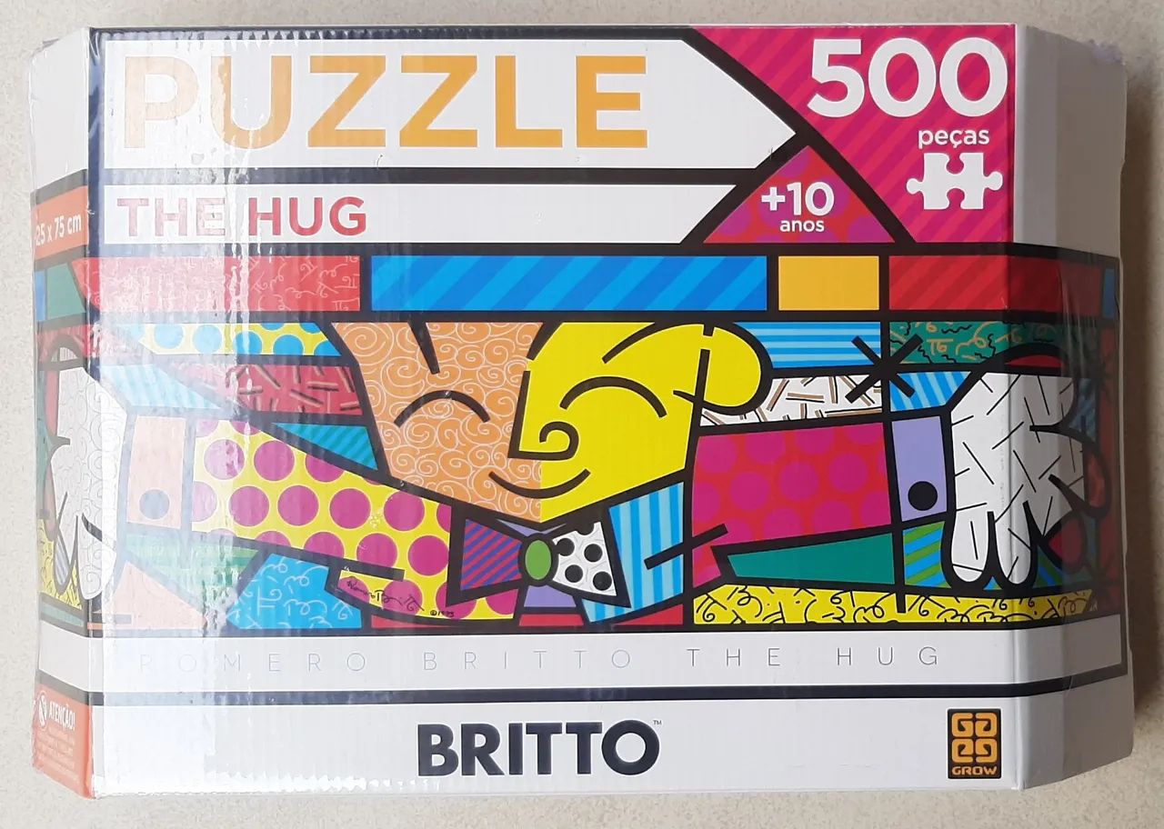 Quebra-cabeça 500 peças The Hug Romero Britto
