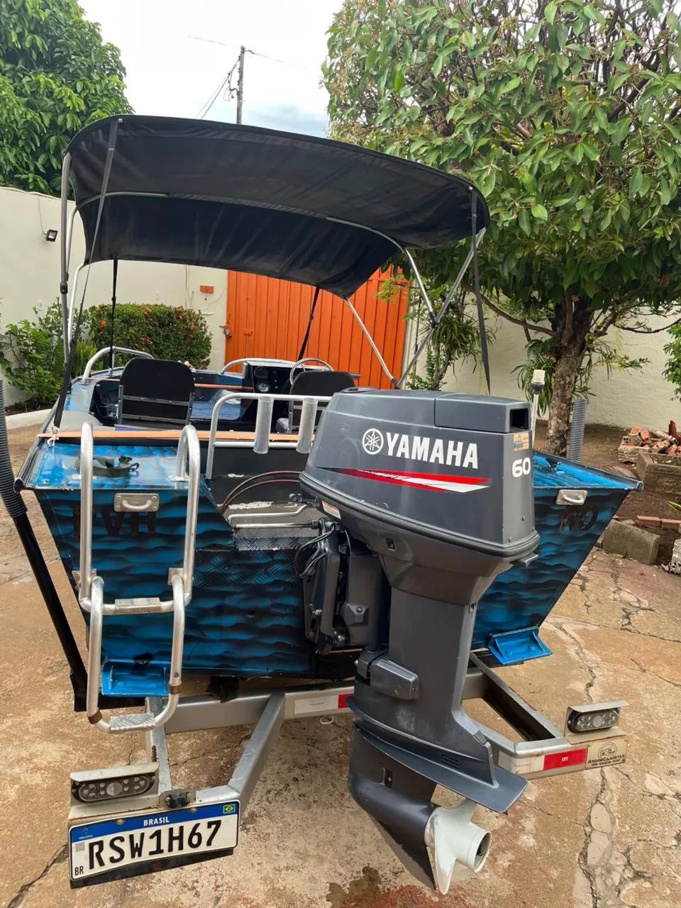 Lancha 18 pés motor Yamaha 60 hp - Foto 6