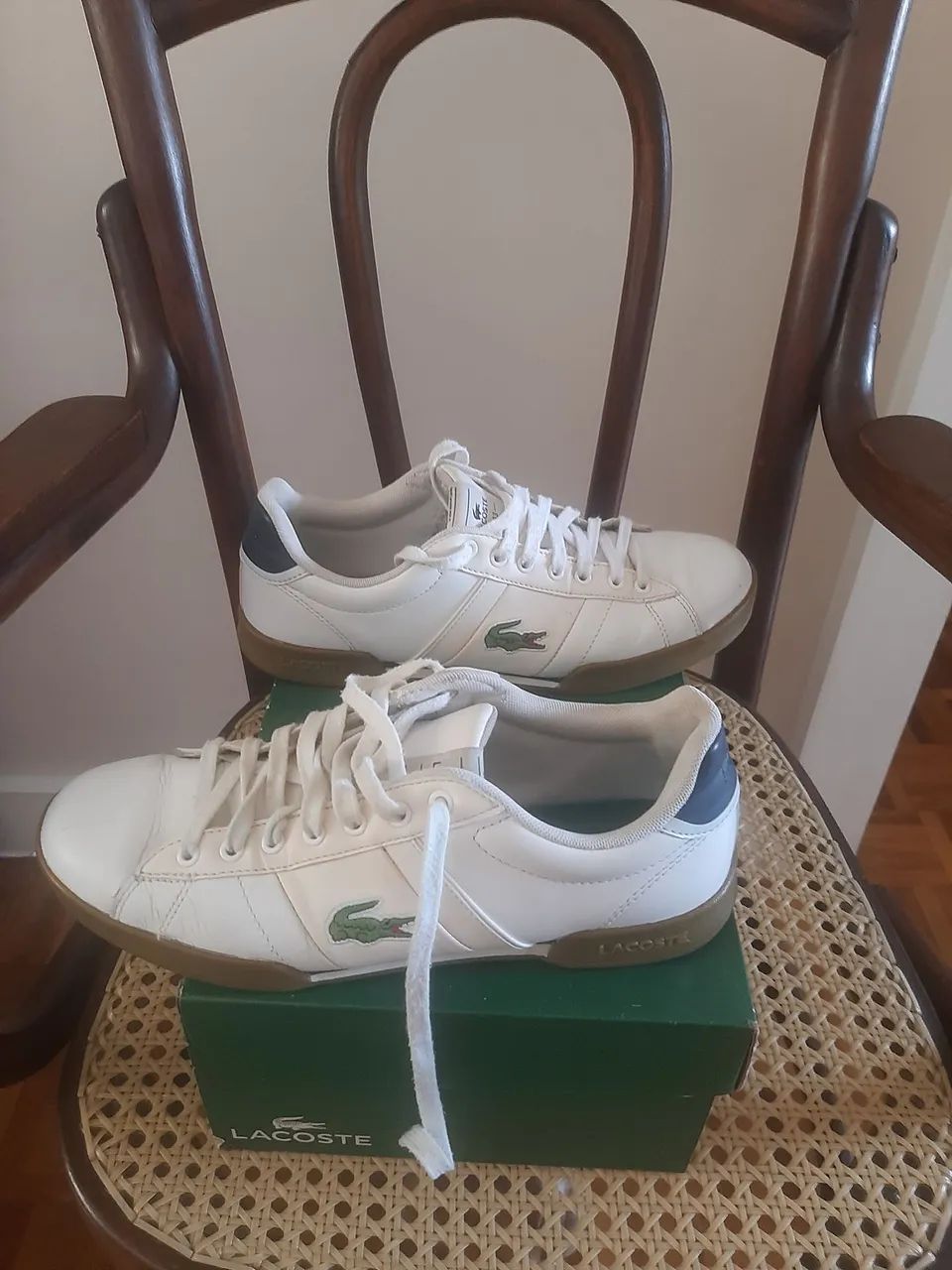 Tênis LACOSTE Sport original. Branco. Tamanho 38. 