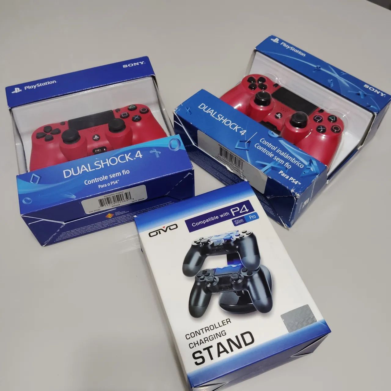 PS4 Slim com 2 Controles DualShock 4, Jogos e Acessórios - Foto 2