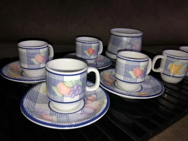 Jogo De Café Porcelana Germer - Incompleto - Foto 4