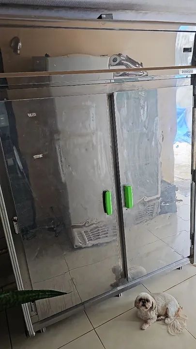 Geladeira industrial (câmera fria)GELOPAR- Aço Inox, 2 portas, 1654 Litros